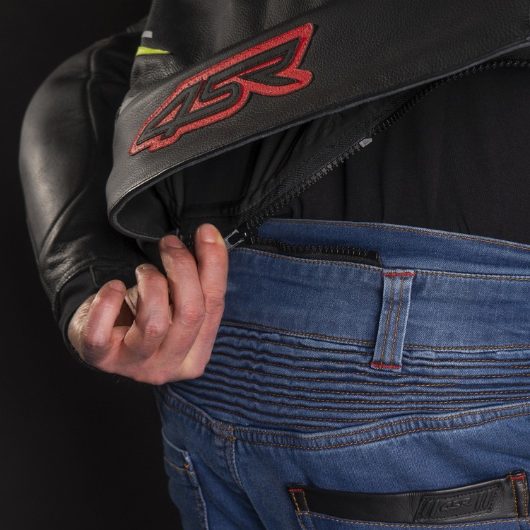 Sportowa, skórzana kurtka motocyklowa Club Sport Neon AR 10