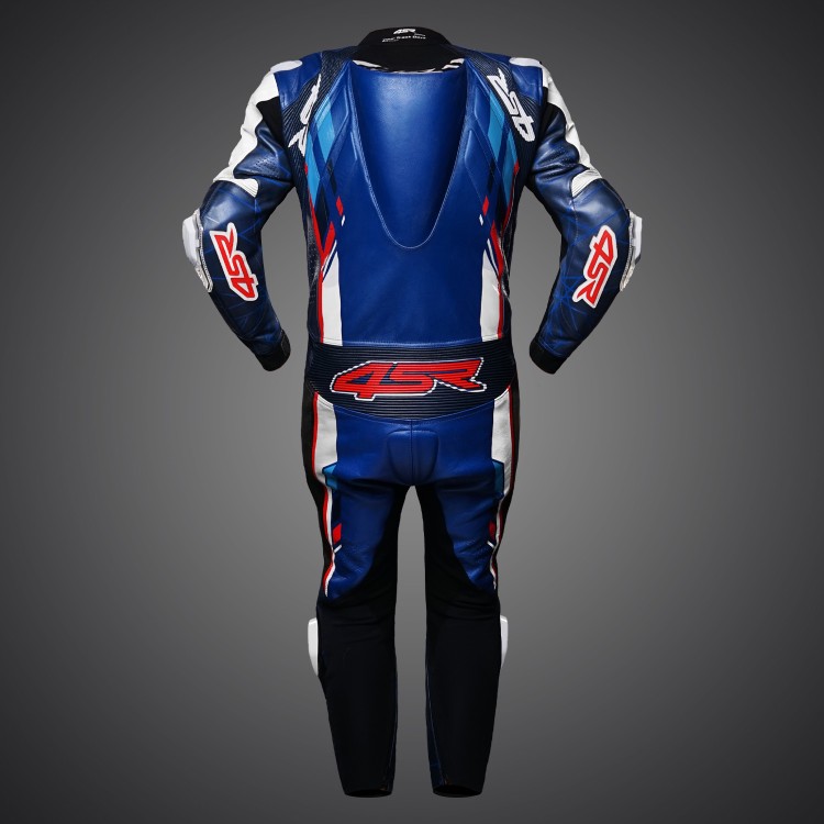 Jednoczęściowy kombinezon motocyklowy 4SR Racing Blue AR