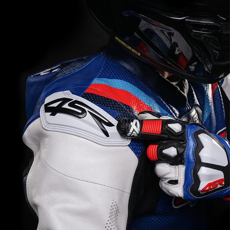 Jednoczęściowy kombinezon motocyklowy 4SR Racing Blue AR