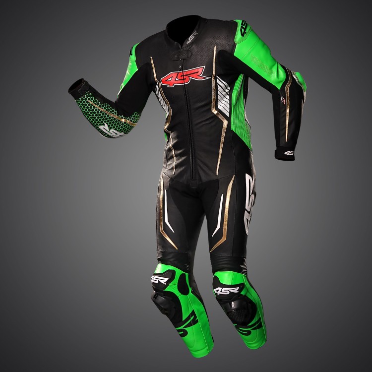4SR Racing Monster Green AR Airbag Ready jednoczęściowy kombinezon motocyklowy 