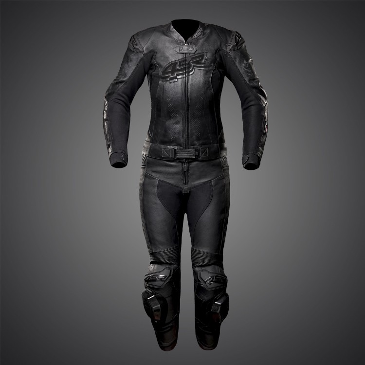 4SR dwuczęściowy damski kombinezon motocyklowy RR Lady Black Series AR