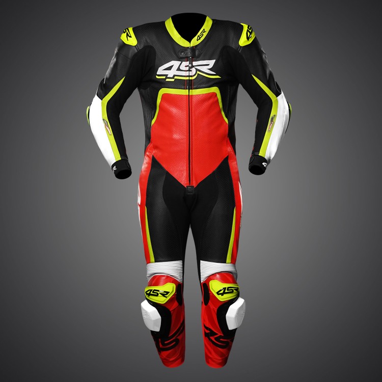4SR jednoczęściowy kombinezon motocyklowy Racing Inferno AR Airbag Ready