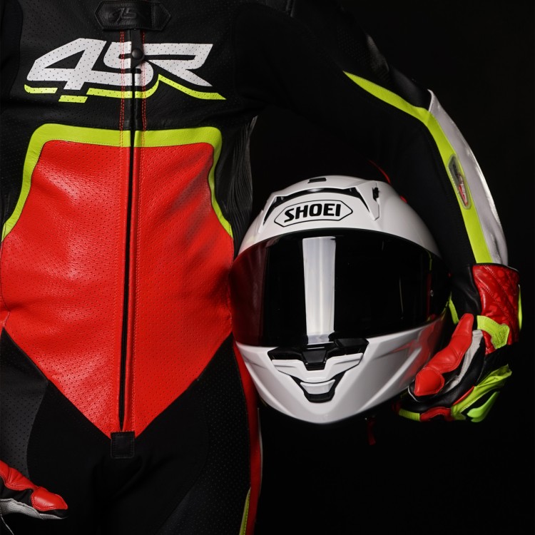 4SR jednoczęściowy kombinezon motocyklowy Racing Inferno AR Airbag Ready