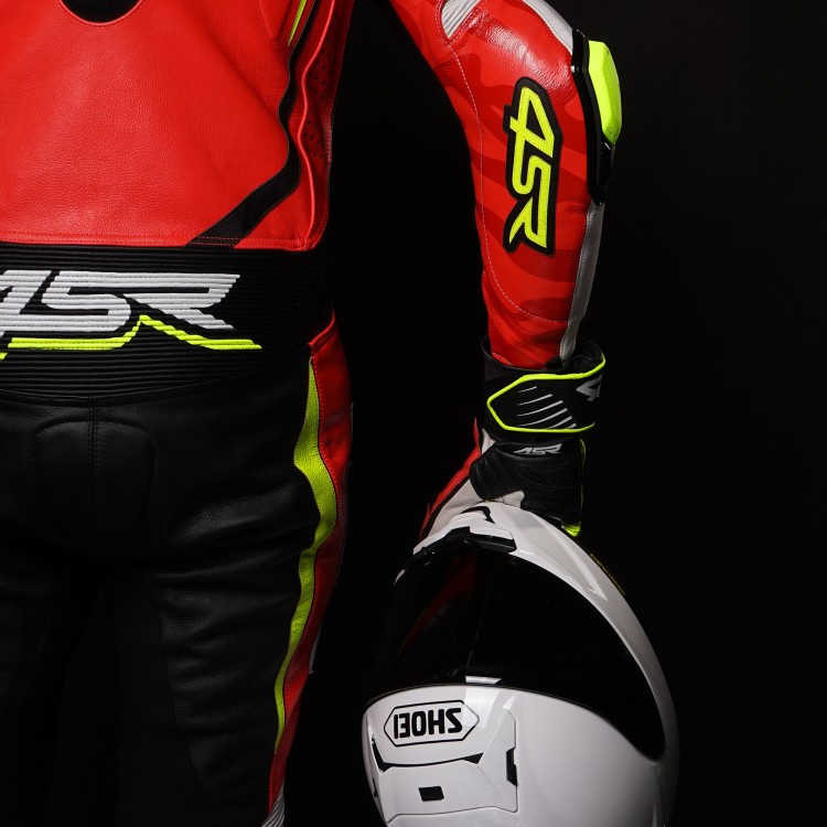 4SR jednoczęściowy kombinezon motocyklowy Racing Inferno AR Airbag Ready