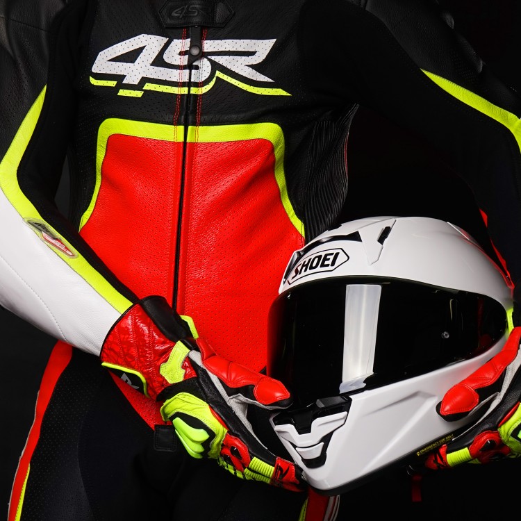4SR jednoczęściowy kombinezon motocyklowy Racing Inferno AR Airbag Ready