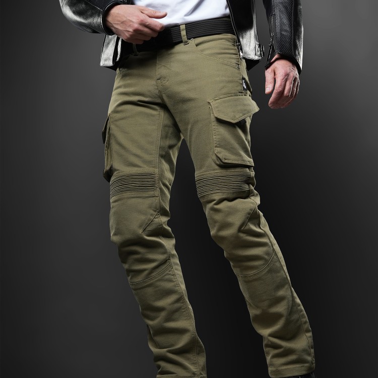 4SR jeansy motocyklowe Tourismo Green