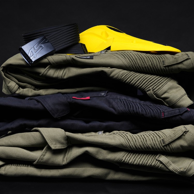 4SR jeansy motocyklowe Tourismo Green