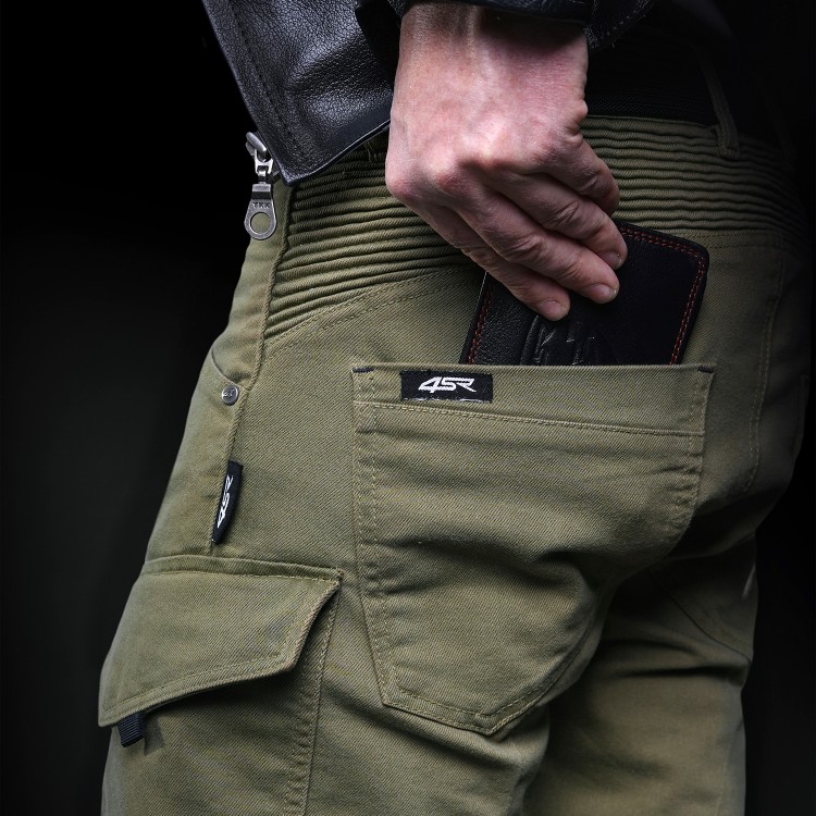 4SR jeansy motocyklowe Tourismo Green