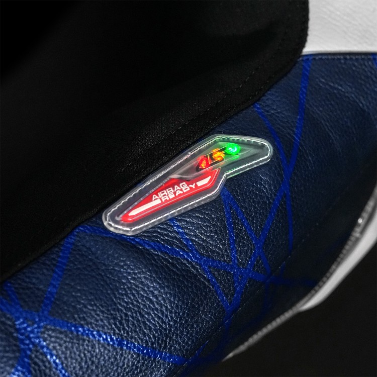 Dwuczęściowy kombinezon motocyklowy 4SR RR Blue AR