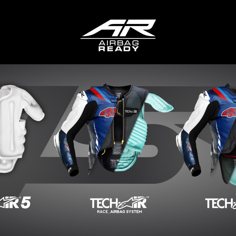 Dwuczęściowy kombinezon motocyklowy 4SR RR Blue AR