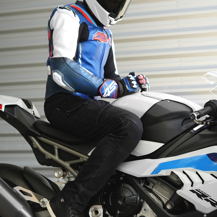 4SR jeansy motocyklowe Tourismo Black