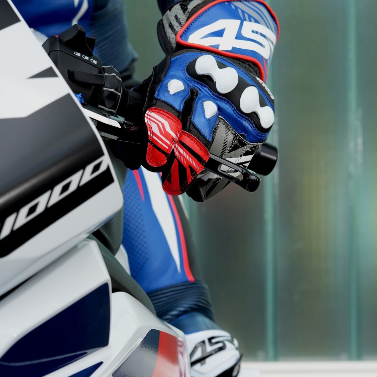 4SR rękawice motocyklowe Sport Cup Plus Evo Blue