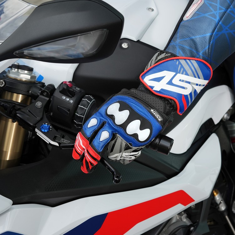 4SR rękawice motocyklowe Sport Cup Plus Evo Blue