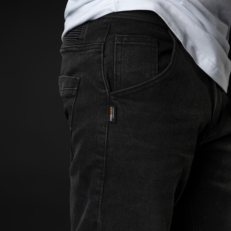 4SR jeansy motocyklowe GTS Black