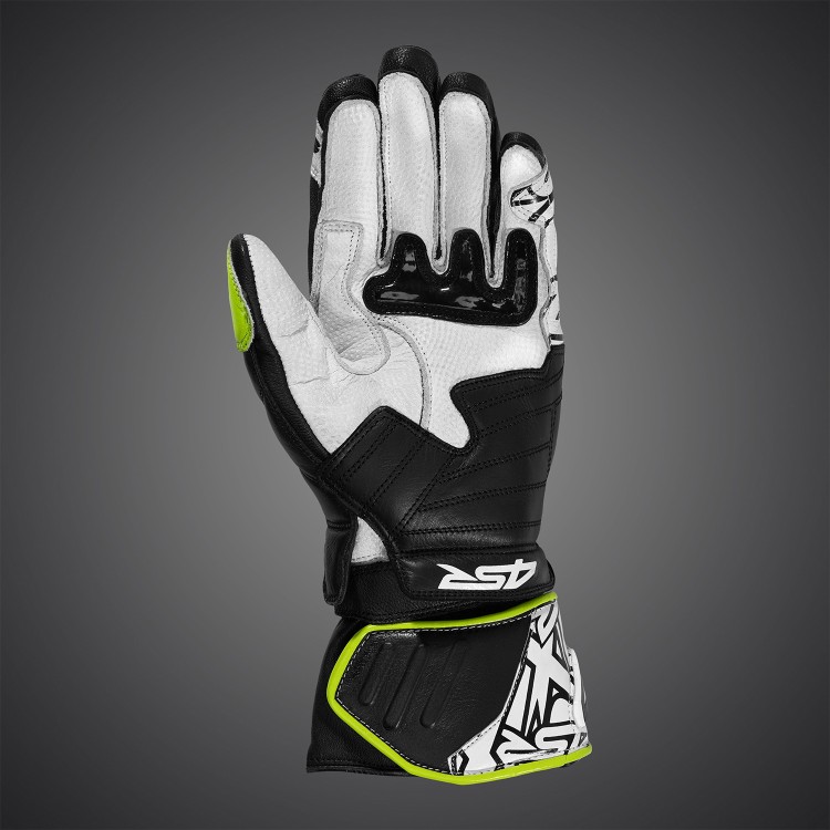 4SR sportowe rękawice motocyklowe RR Aramid Core White