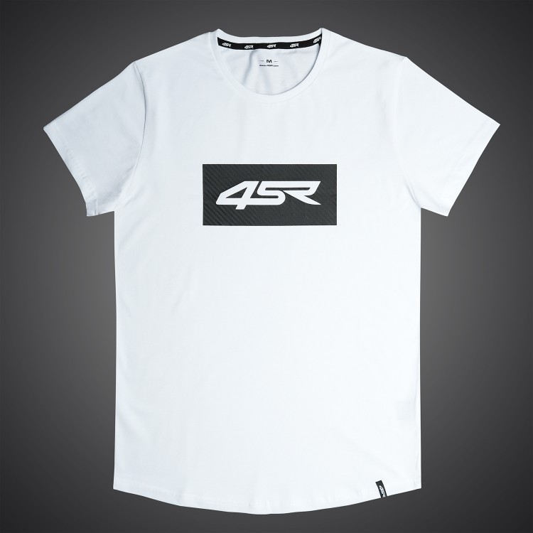 T-shirt 4SR Logo Carbon White