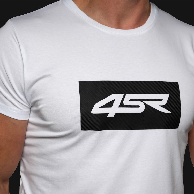 T-shirt 4SR Logo Carbon White