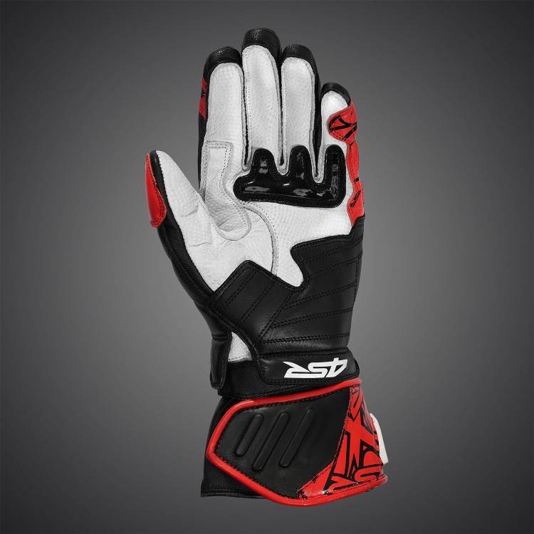 4SR sportowe rękawice motocyklowe RR Aramid Core Red