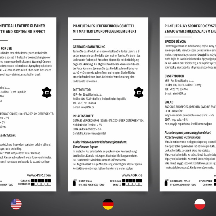 4SR Czyszczenie i zmiękczanie skóry