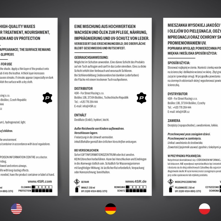 4SR Ochrona UV i impregnacja skóry