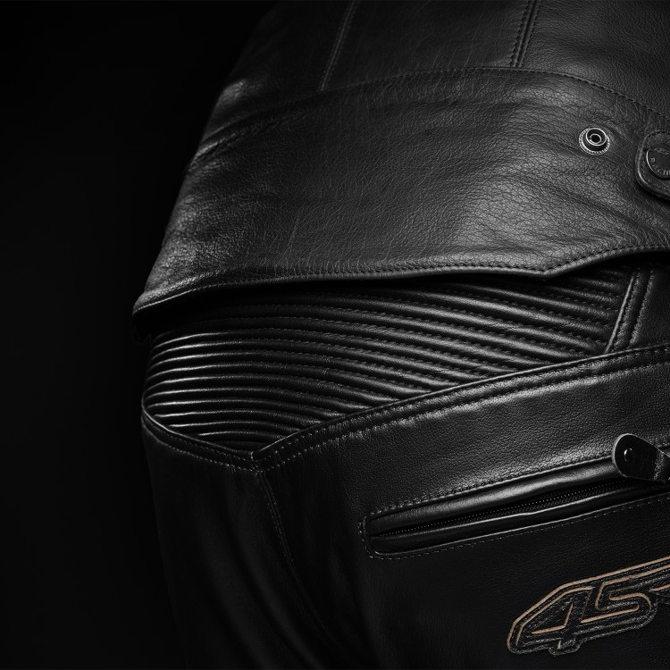 4SR męskie skórzane spodnie motocyklowe Roadster V2
