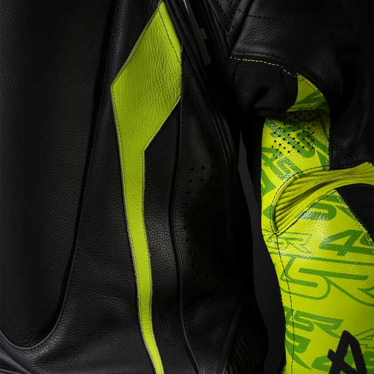 4SR dziecięcy jednoczęściowy kombinezon Racing Junior Yellow AR