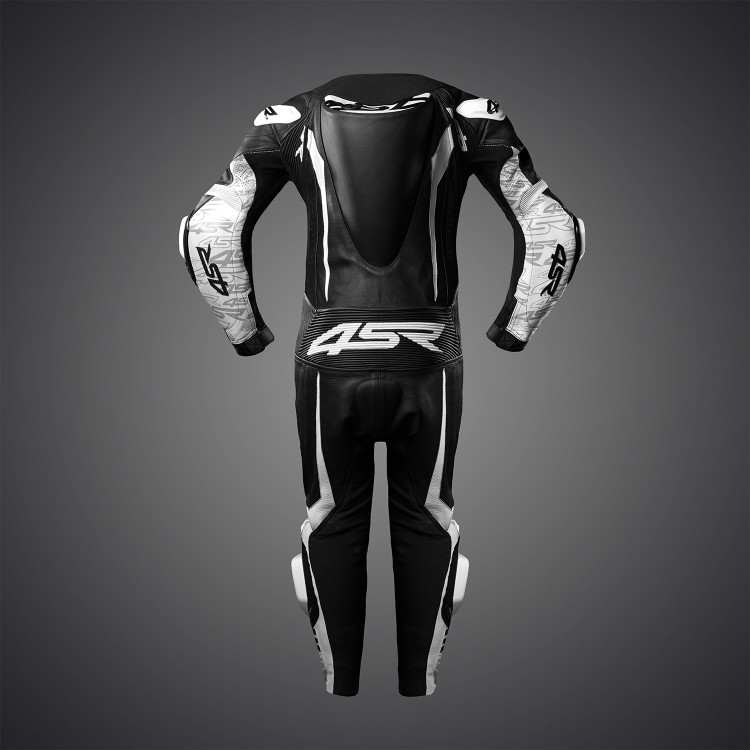 4SR dziecięcy jednoczęściowy kombinezon Racing Junior White AR