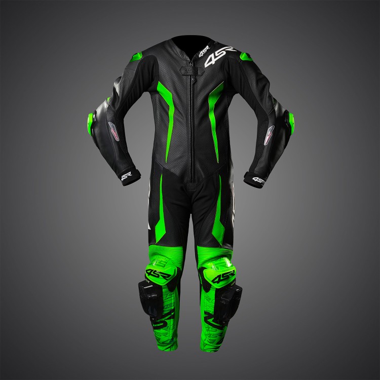 4SR dziecięcy jednoczęściowy kombinezon Racing Junior Green AR