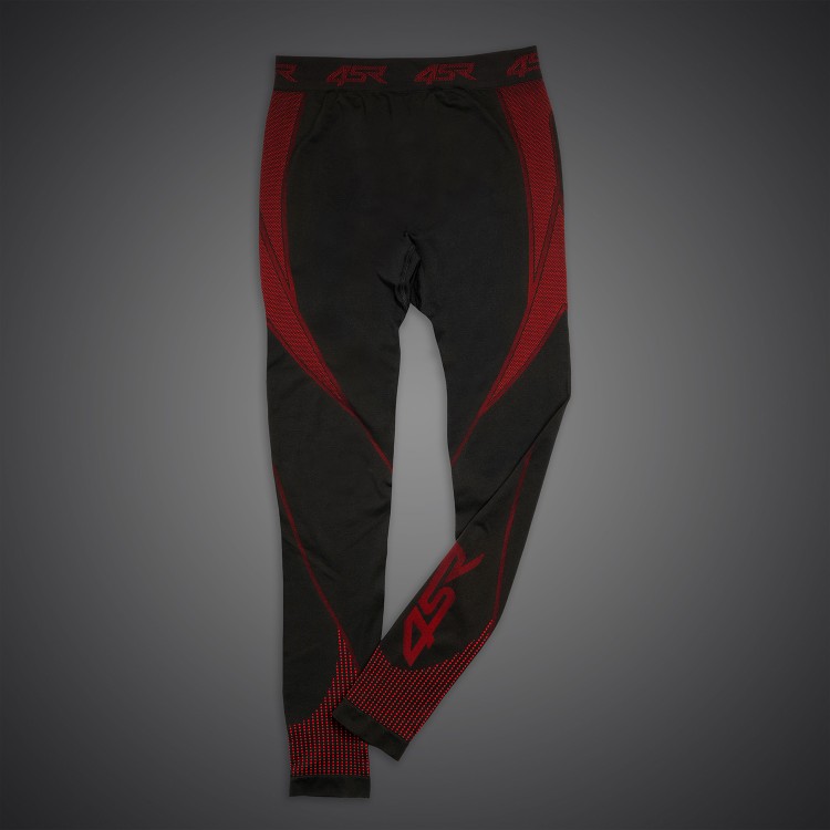 4SR Damskie bezszwowe spodnie funkcyjne Ladies Seamless Pants Red