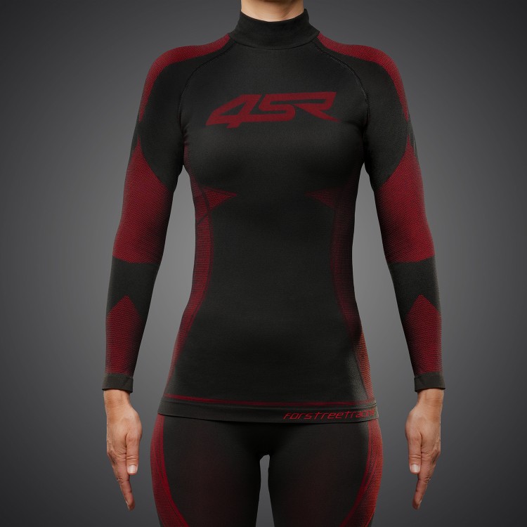 4SR Damska bezszwowa koszulka funkcyjna Ladies Seamless Shirt Red