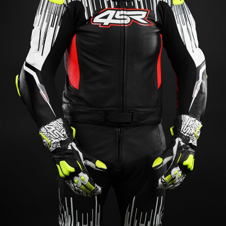 Dwuczęściowy kombinezon motocyklowy 4SR RR Stripes AR - RR Stripes AR
