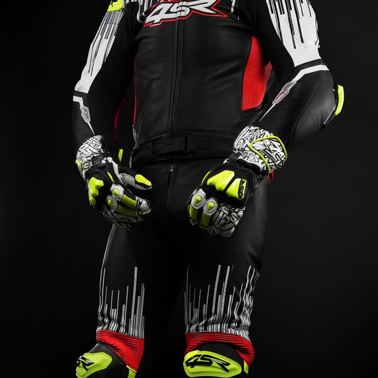 Dwuczęściowy kombinezon motocyklowy 4SR RR Stripes AR - RR Stripes AR
