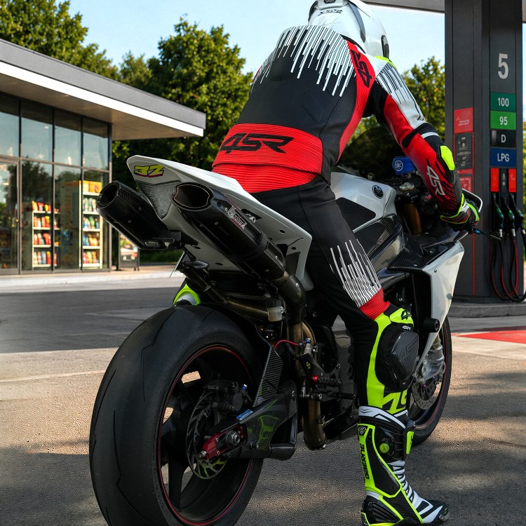 Dwuczęściowy kombinezon motocyklowy 4SR RR Stripes AR - RR Stripes AR