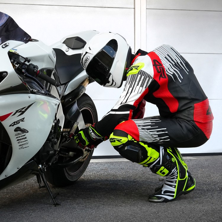Dwuczęściowy kombinezon motocyklowy 4SR RR Stripes AR - RR Stripes AR
