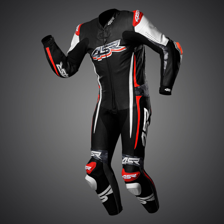 4SR jednoczęściowy kombinezon motocyklowy ze sliderami łokciowymi Racing Replica Smrž
