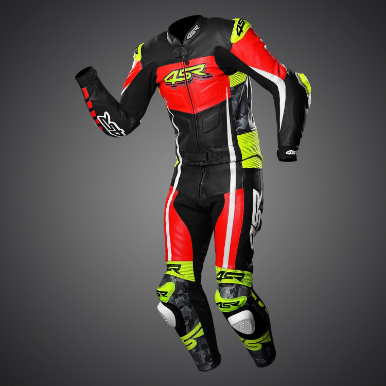 4SR dwuczęściowy kombinezon motocyklowy RR Evo III Neon