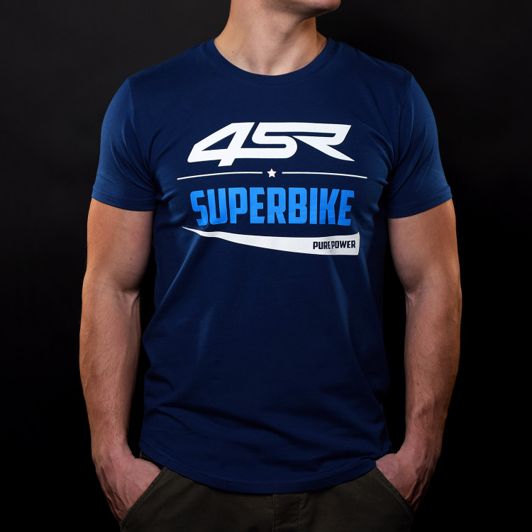 4SR koszulka dla motocyklisty Superbike Blue