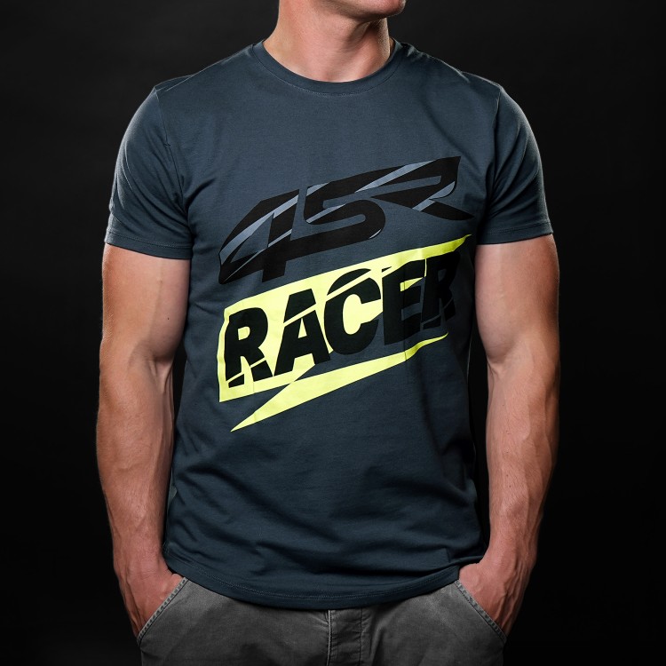 Koszulka na prezent dla motocyklisty 4SR Racer Grey