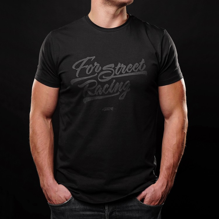 4SR koszulka na prezent dla motocyklisty FSR Black