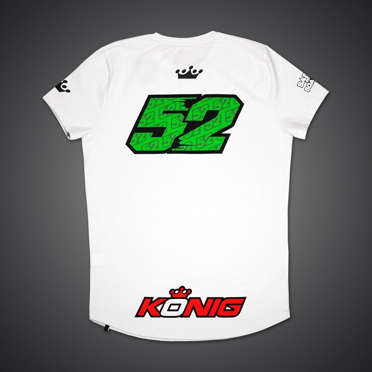 4SR biały T-shirt Oliver König #52