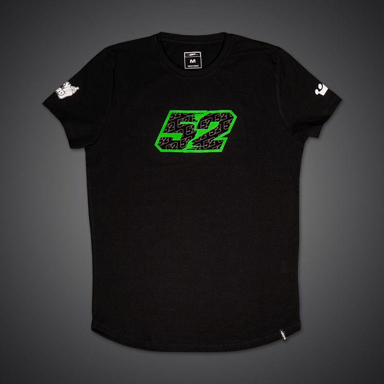 4SR czarny T-shirt Oliver König #52