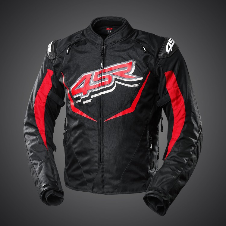 4SR tekstylna kurtka motocyklowa RTX Red z wypinaną podpinką i membraną