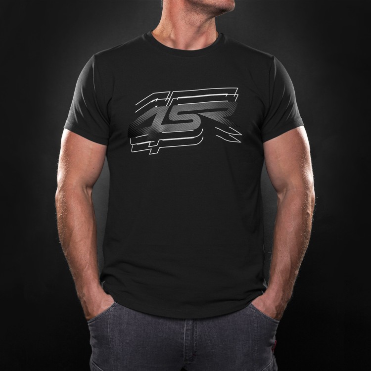 4SR Koszulka dla motocyklisty Carbon Black 1