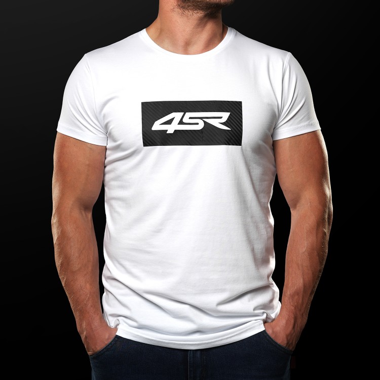 T-shirt 4SR Logo Carbon White