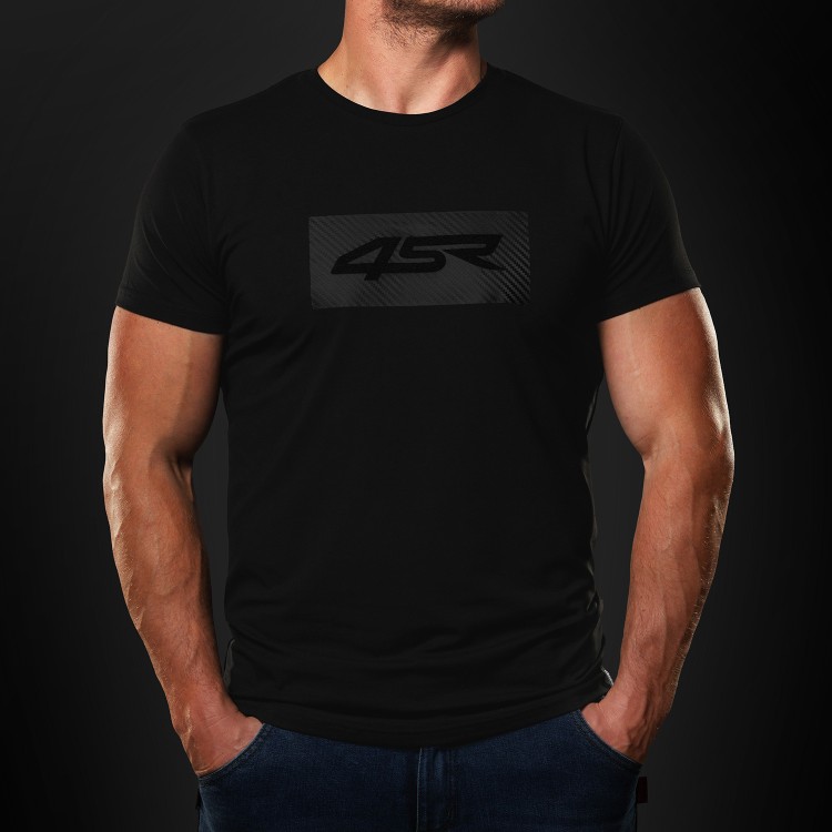 4SR Koszulka Logo Carbon Black