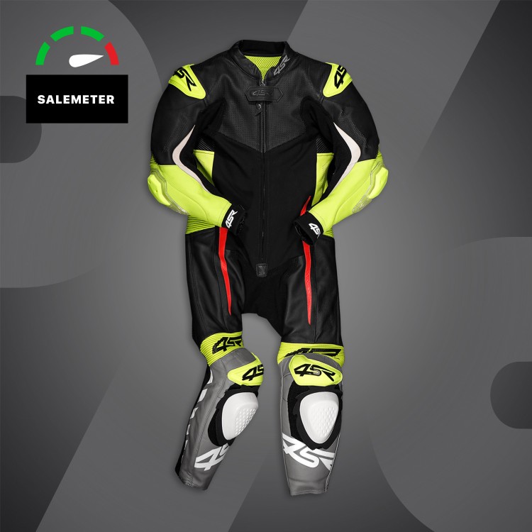 Dziecięcy kombinezon motocyklowy Racing Minimoto Yellow