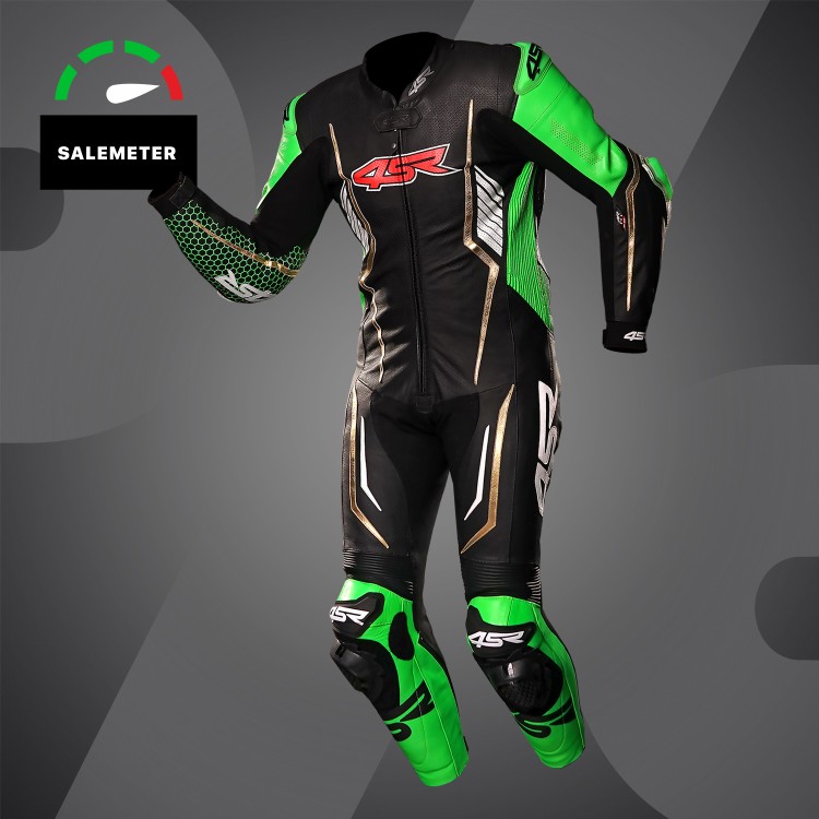 4SR Racing Monster Green AR Airbag Ready jednoczęściowy kombinezon motocyklowy 