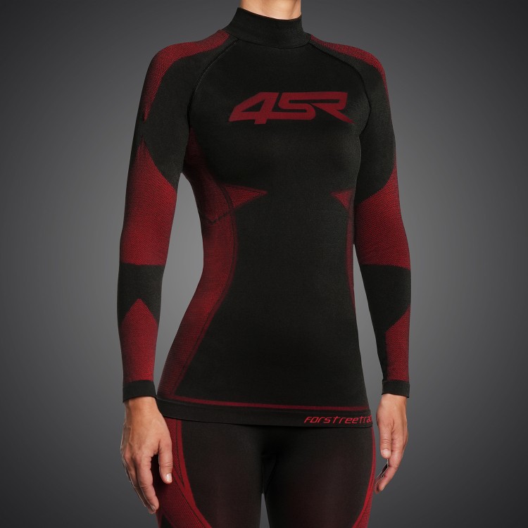 4SR Damska bezszwowa koszulka funkcyjna Ladies Seamless Shirt Red