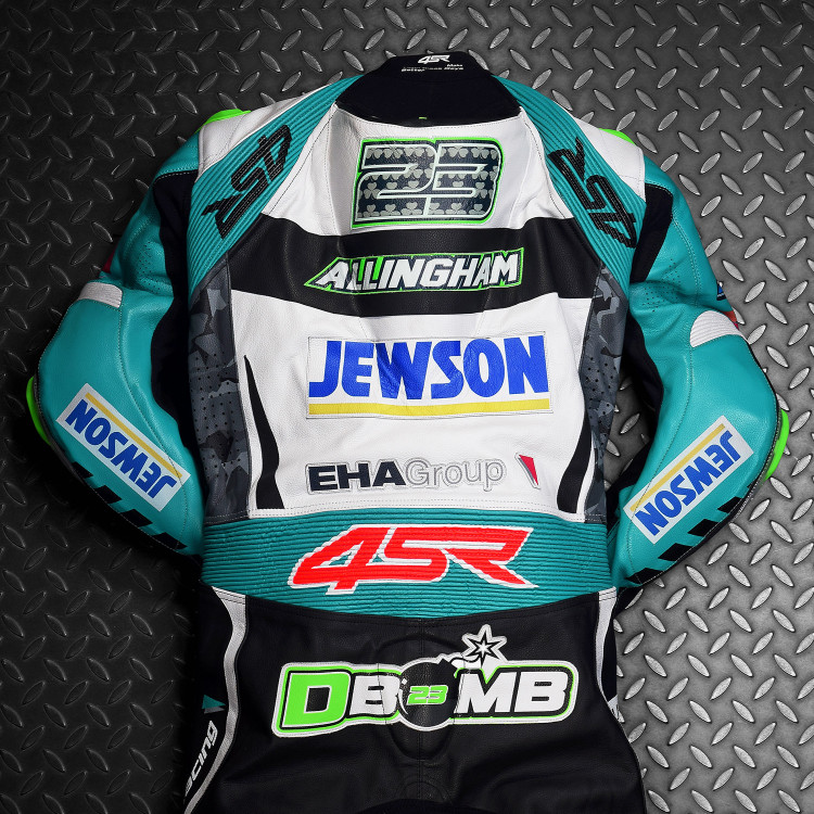 4SR racing leathers EHA Racing David Allingham 2