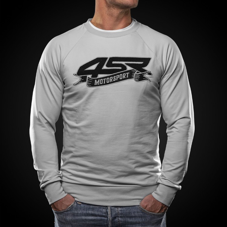 4SR Sweatshirt Motorsport Flag Grey 1